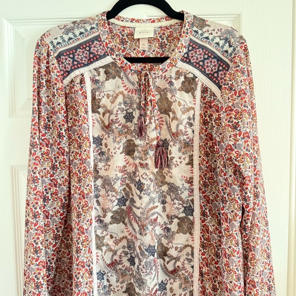 Knox Rose Boho Style Peasant Blouse - Picture 4 of 10